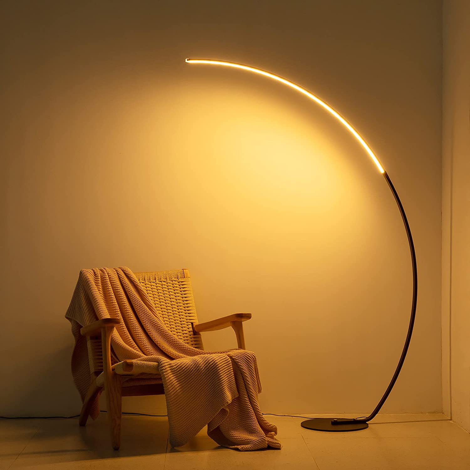 RGBW Modern Curve Floor Lamp - Dailygems