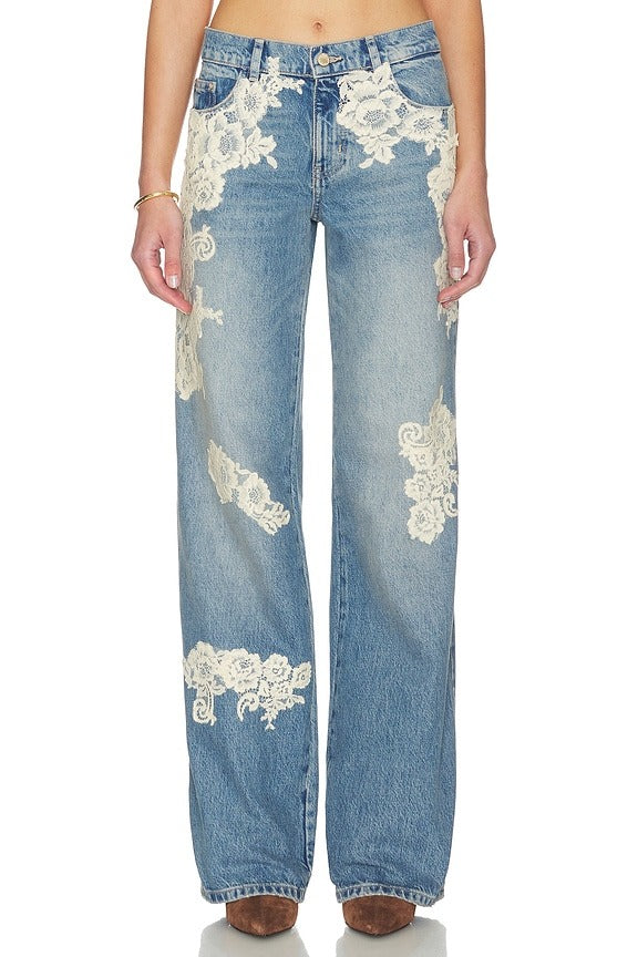 Celeste Lace Detail Jeans