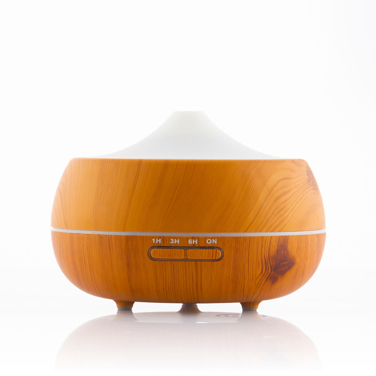 Wooden-Effect LED Aroma Diffuser & Humidifier