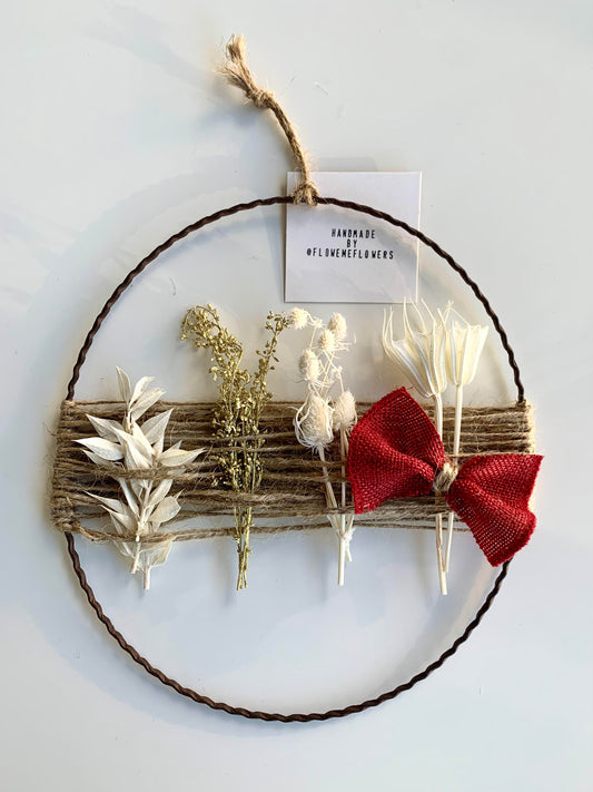 Dried Flower Christmas Wreath